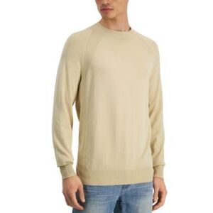 Alfani Mens Ribbed Raglan Sweater Pale Khaki XL, Size: XLARGE S/S